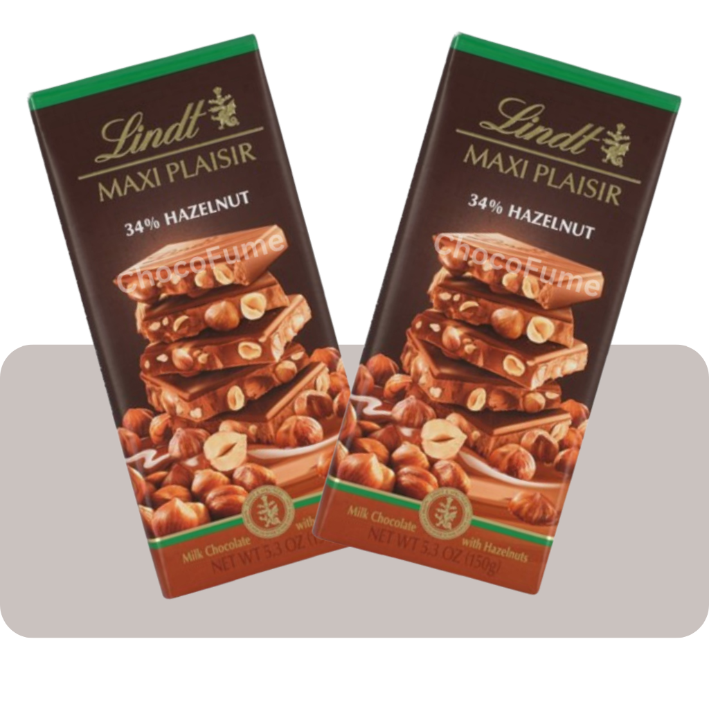 Lindt Maxi Plaisir Milk Chocolate with Hazelnuts (34%)