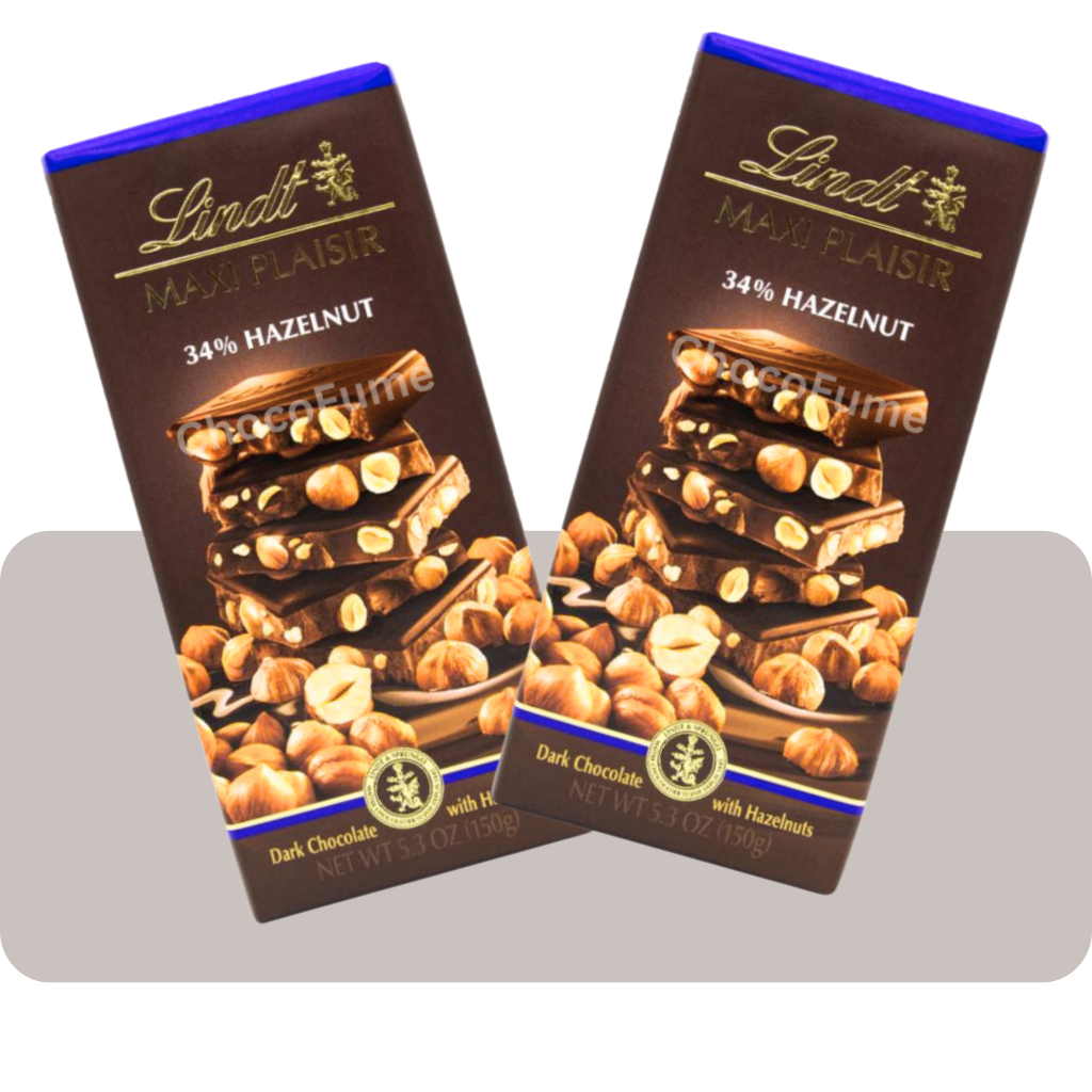 Lindt Maxi Plaisir Dark Chocolate with Hazelnuts (34%)