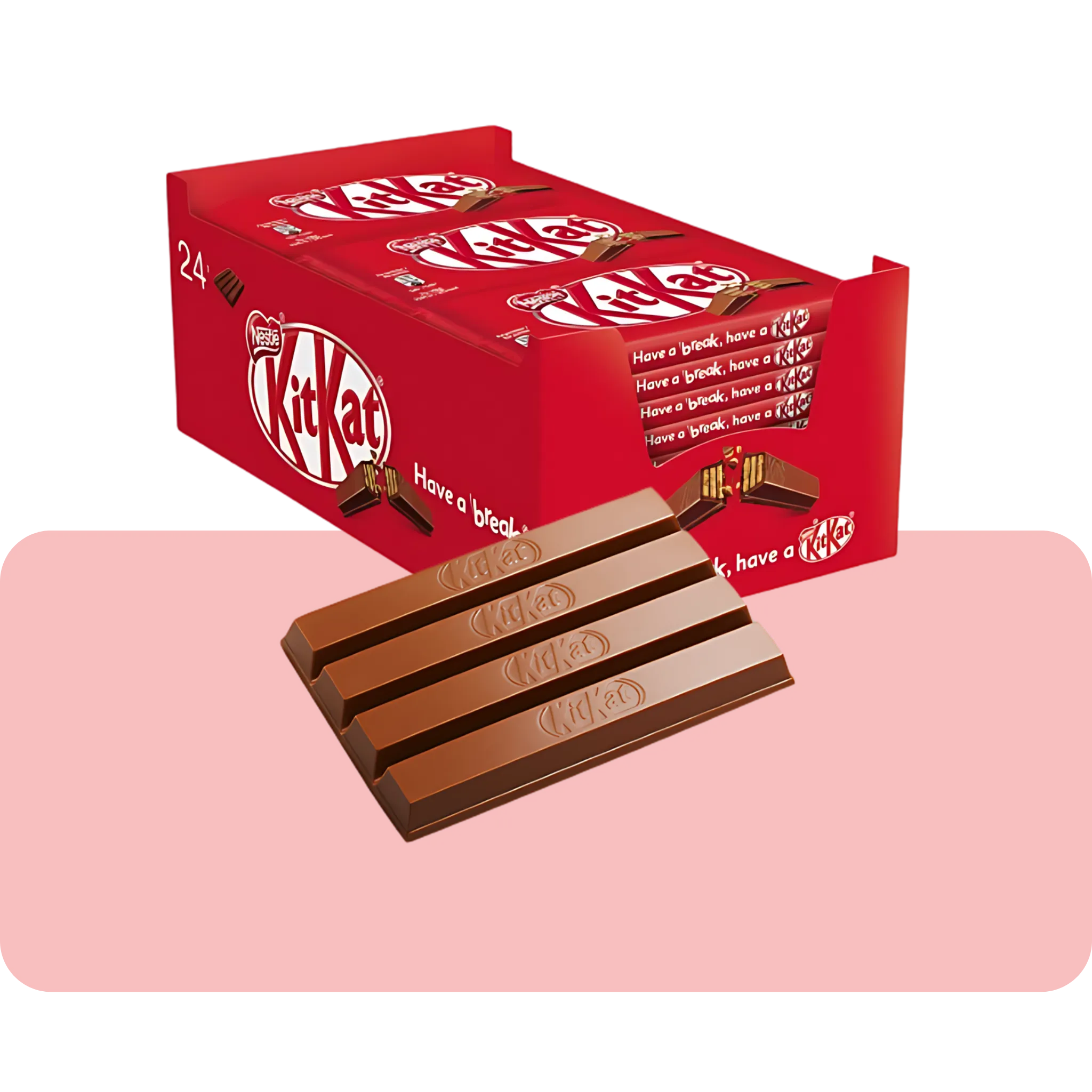 KitKat Chocolate 4 Finger (24 Pieces Box)