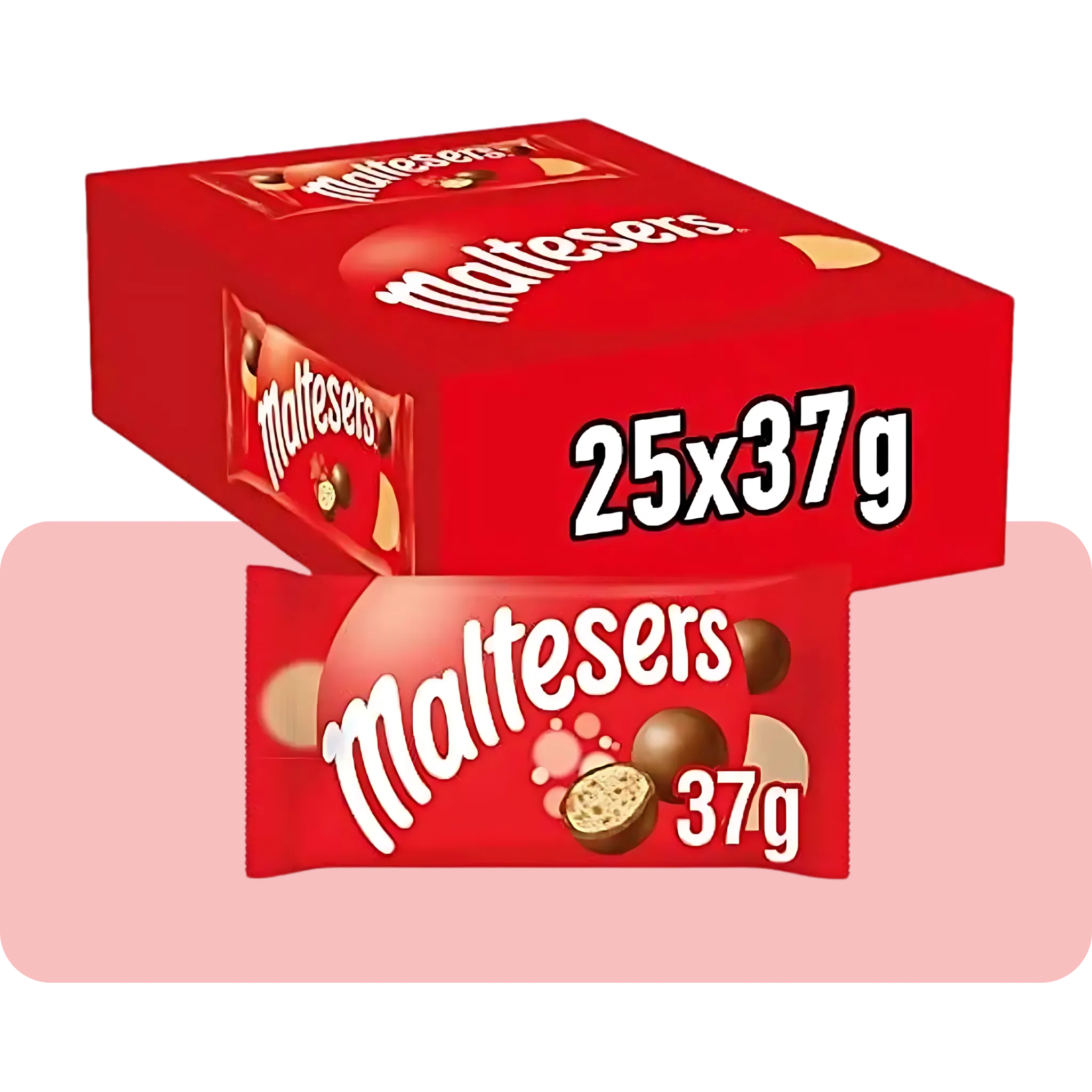 Maltesers milk chocolate box 25x37gm