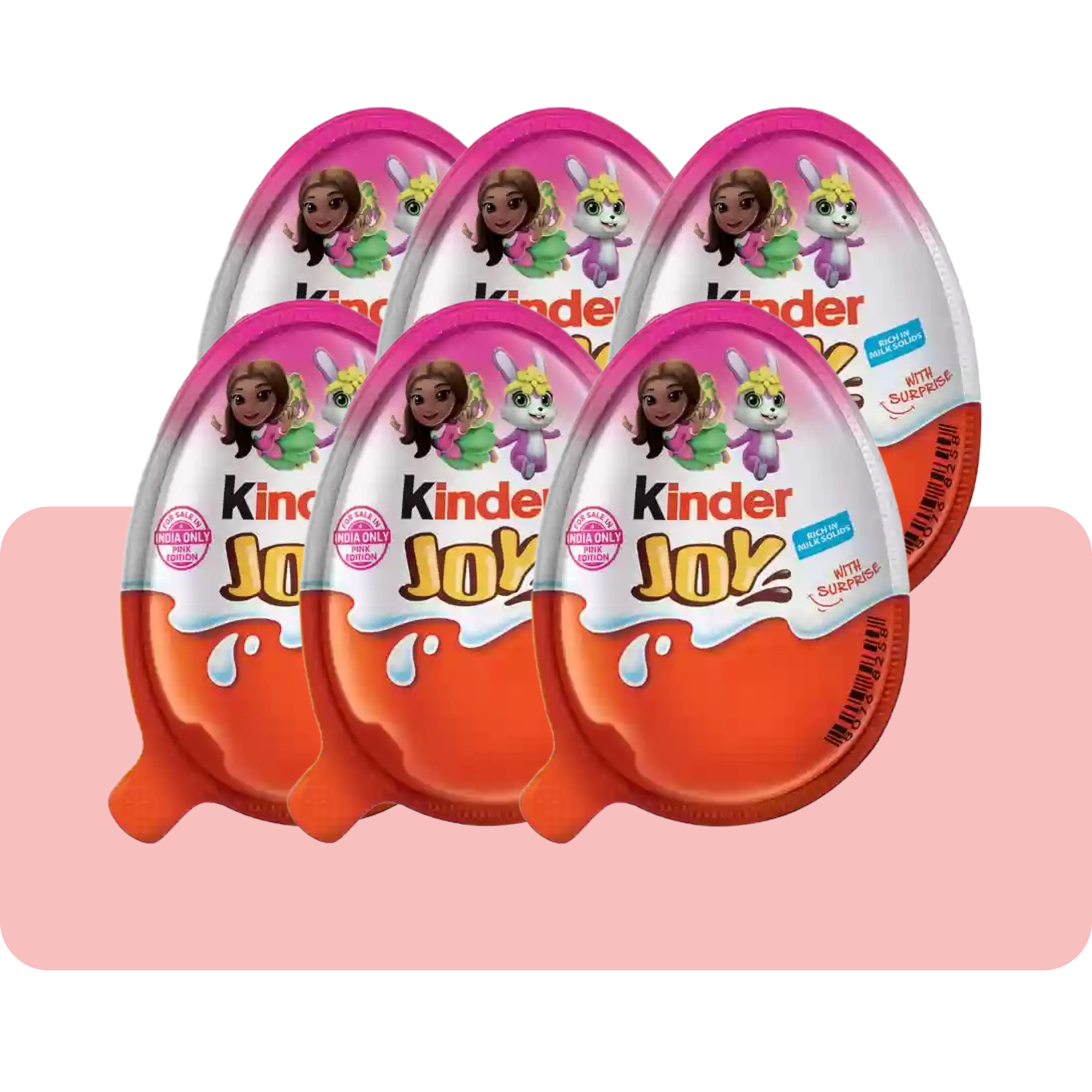 Kinder Joy Girl – Pack of 6 | Delicious Chocolate & Surprise Toy